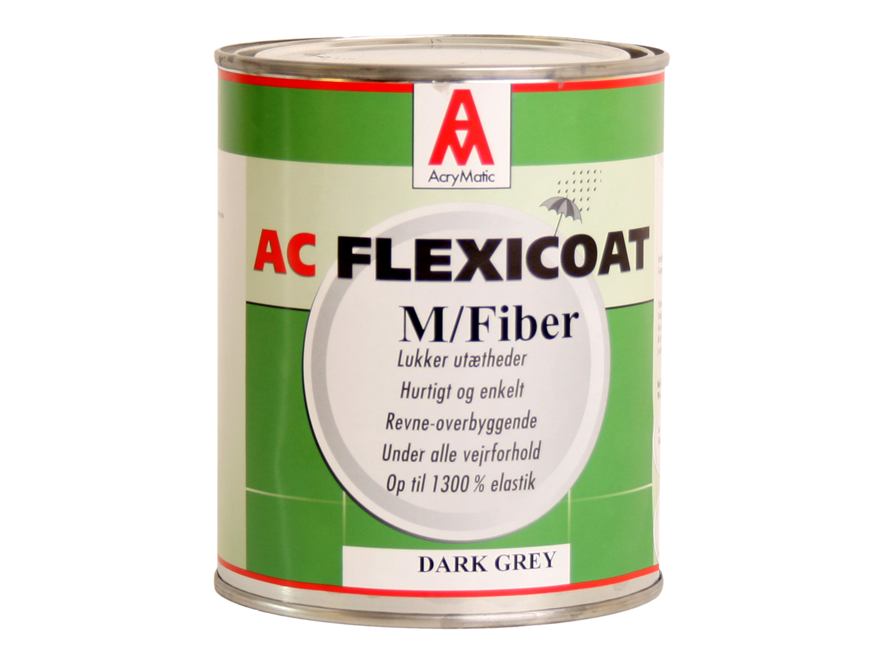 AcryMatic Flexicoat Fiber 1 ltr. grå
