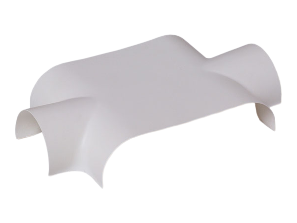 Danmat PVC T-stykke 100/100 nordic hvid