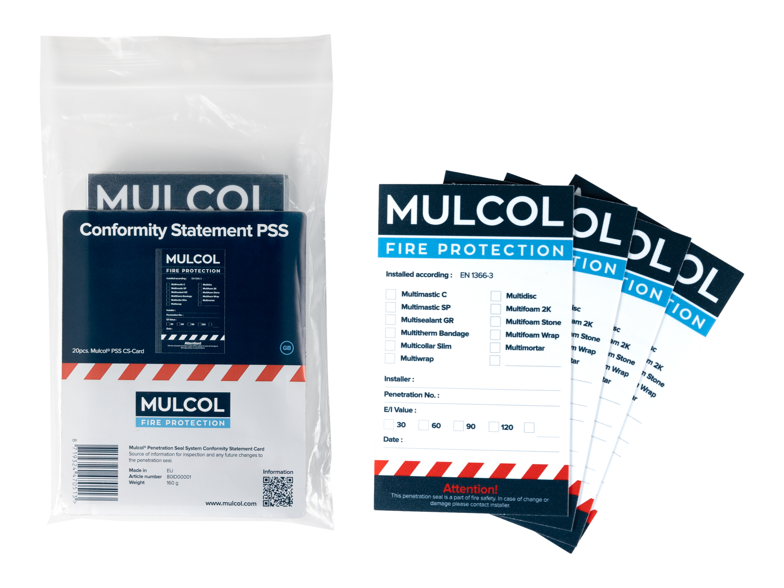 Mulcol® Penetration Seal System CS-Card - EN